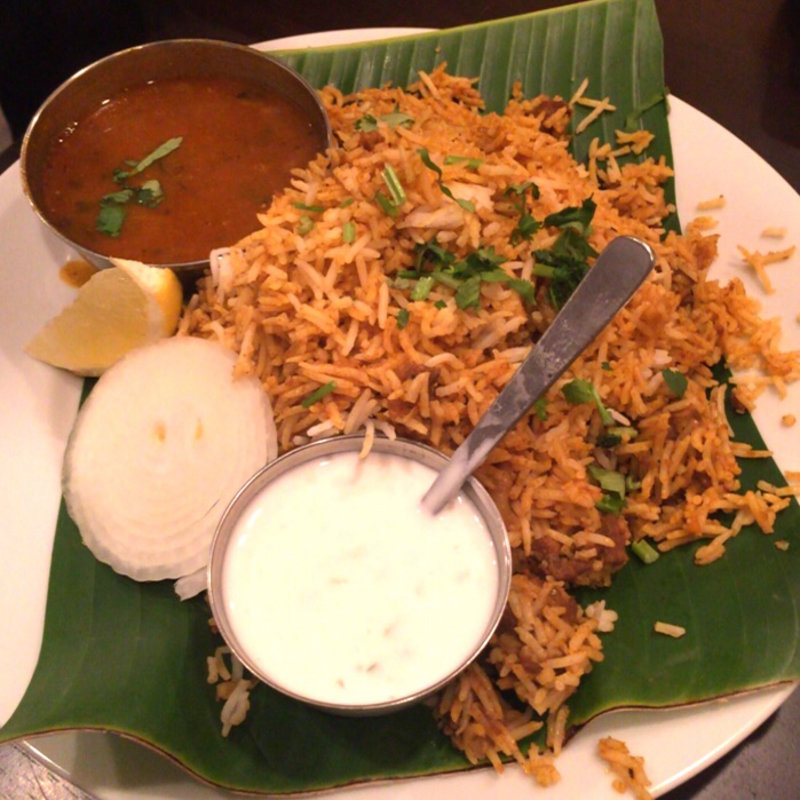 マトンイリビリヤーニ(アーンドラ・ダバ)