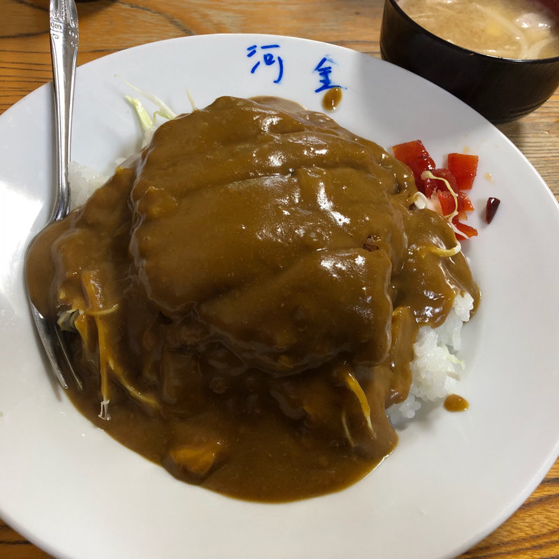 河金丼（カツカレー）(河金 （かわきん）)