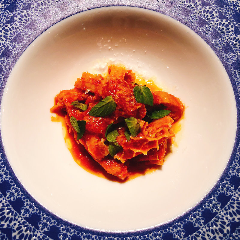 トリッパの煮込み(カルネヤ・サノマンズ)