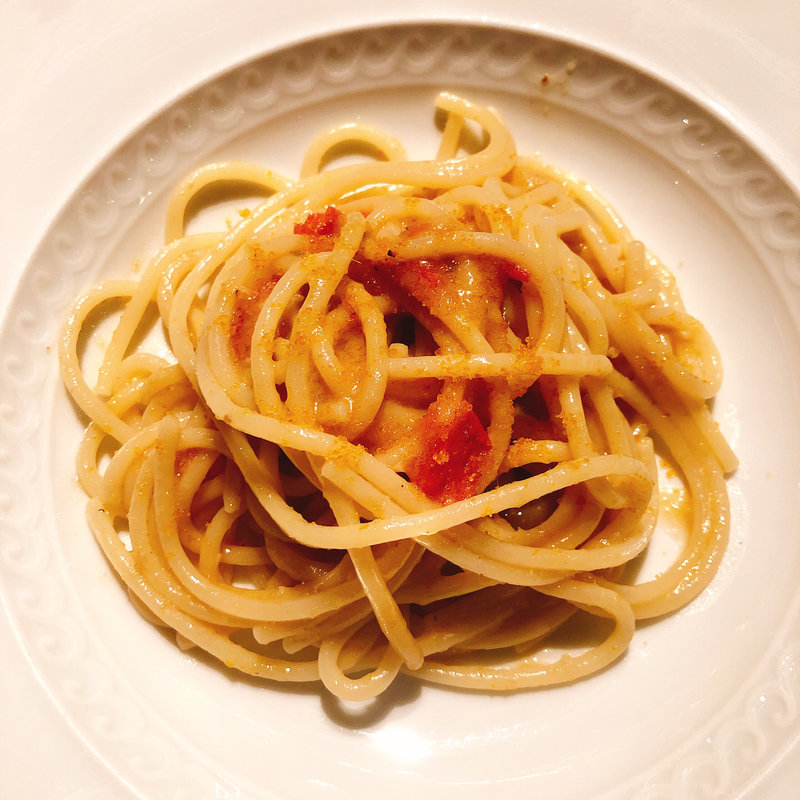 サルデーニャ島産カラスミのスパゲッティ(カルネヤ・サノマンズ)