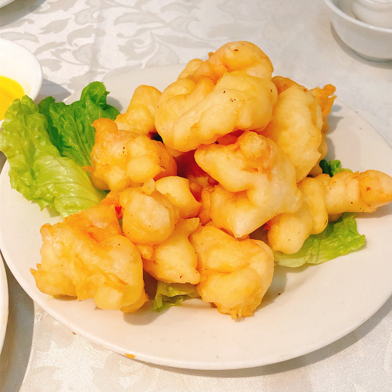 車海老の揚げ物(鹿鳴春)