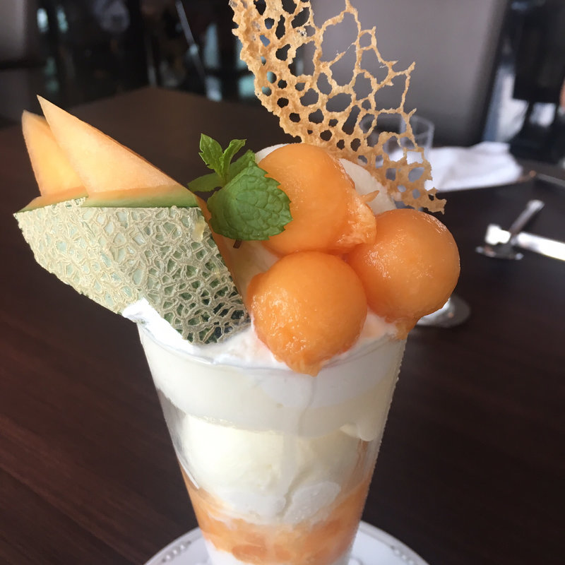 8月のパフェ(ノーザンテラスダイナー)