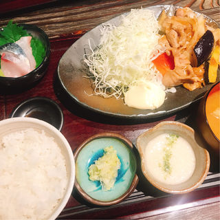 もち豚の生姜焼定食(御厨)