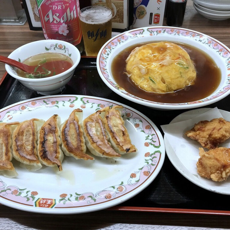 都島セット(餃子の王将)