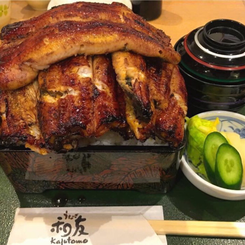 うな丼重箱盛り(うなぎ和友)