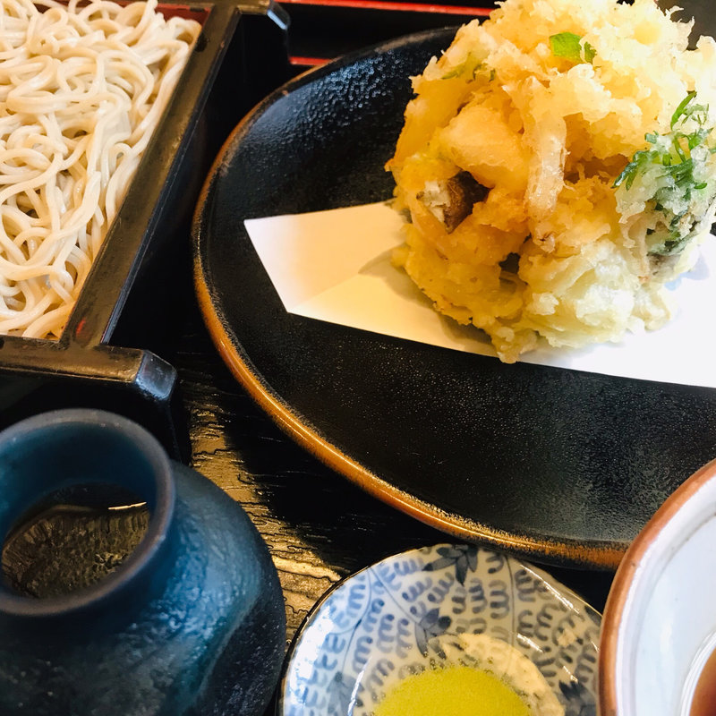 かきあげせいろ(地物粉)(蕎麦屋 籔半)