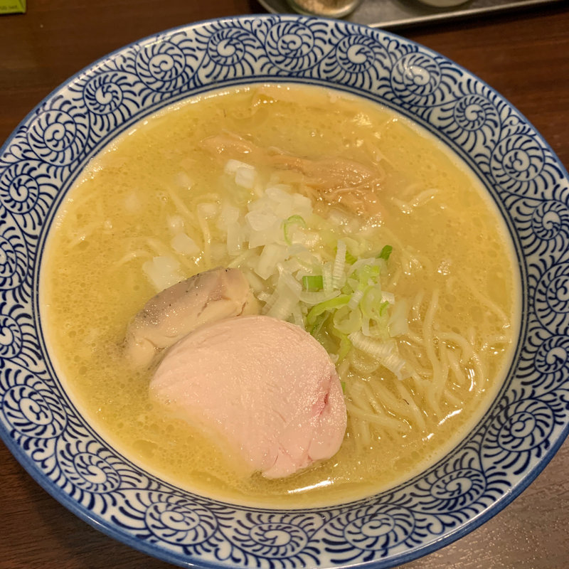 濃厚塩鶏そば(濃厚鶏そば 暁月 荻窪店 （ノウコウトリソバ アカツキ）)