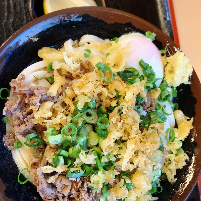 冷温玉肉ぶっかけうどん (手打十段 うどんバカ一代)
