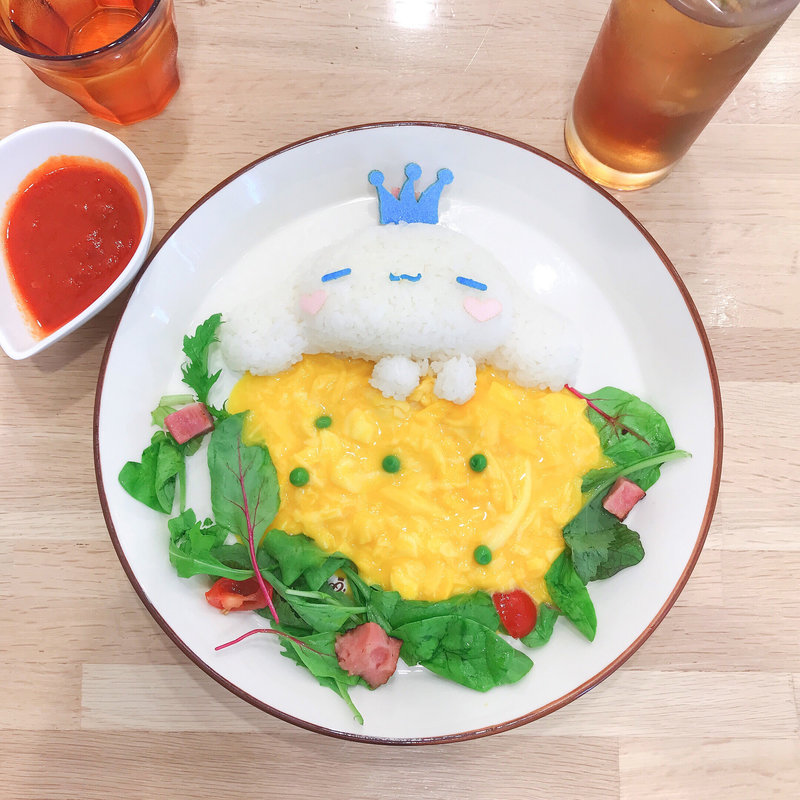 おやすみオムライス(シナモロールカフェ 新宿マルイ アネックス店)