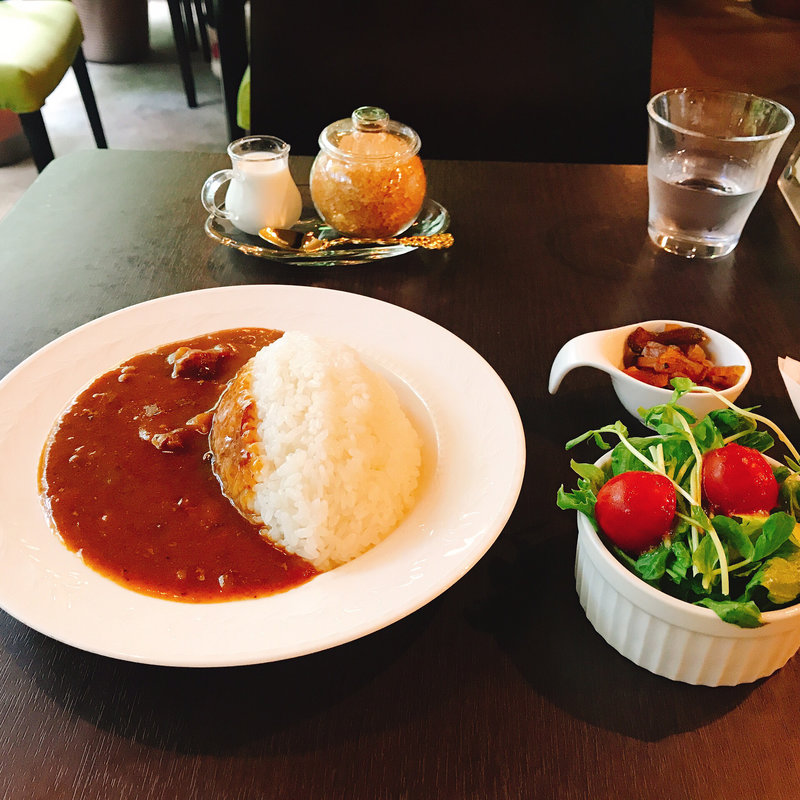 カレーセット(蔦珈琲店)