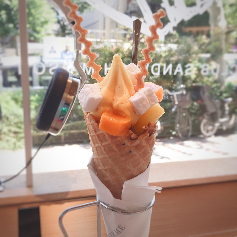 ソフトクリーム エキゾチック(ピエール・エルメ・パリ 青山)