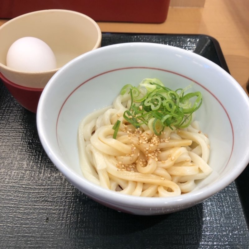 冷やし釜たまうどん(なか卯 芝浦店 )