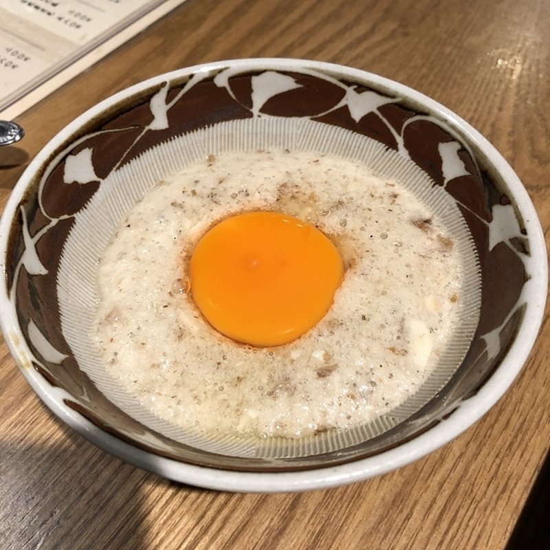 自然薯月見(蕎麦居酒屋 玄盛 大阪北新地本店)