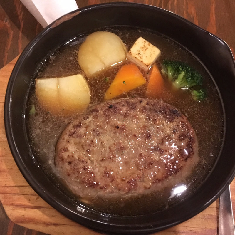 煮込スープハンバーグ(ハンバーグレストランBOSTON 蒲生店)