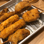 串揚げ 5品盛り(串カツ居酒屋これや 福工大駅前店)