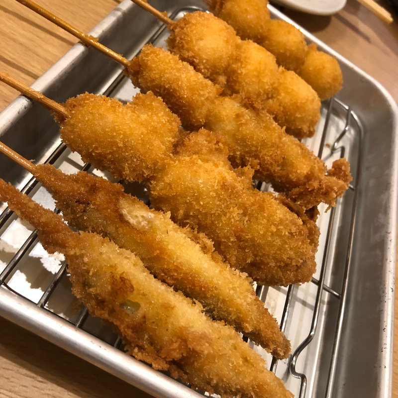 串揚げ（牛、豚、うずら）(串カツ居酒屋これや 福工大駅前店)