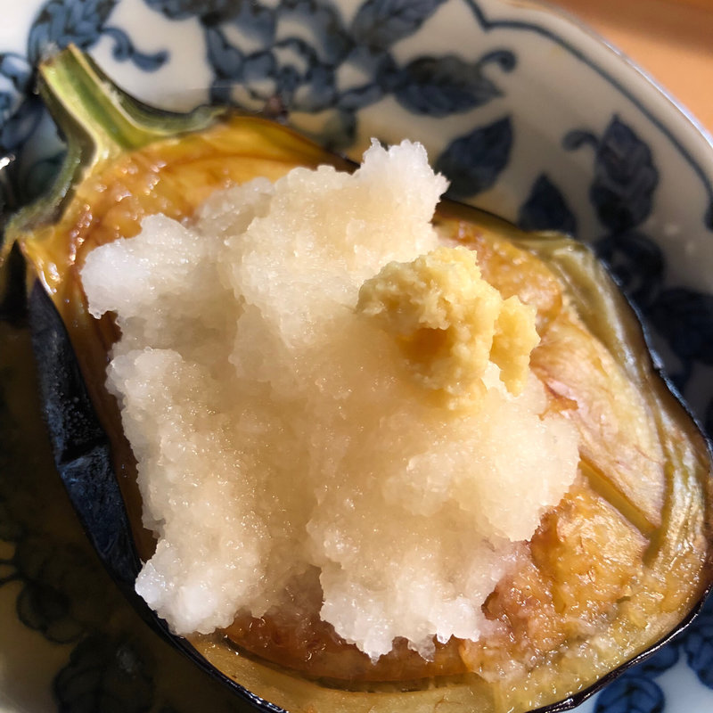 丸茄子の揚げ浸し(峰屋 )