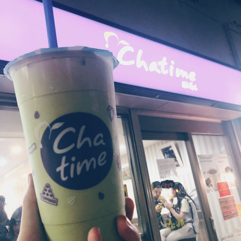 チャタイム抹茶ミルクティー(チャタイム 新大久保店)