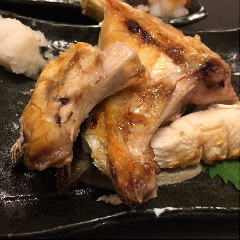 かまの塩焼き(庶民の料亭ささいずみ)