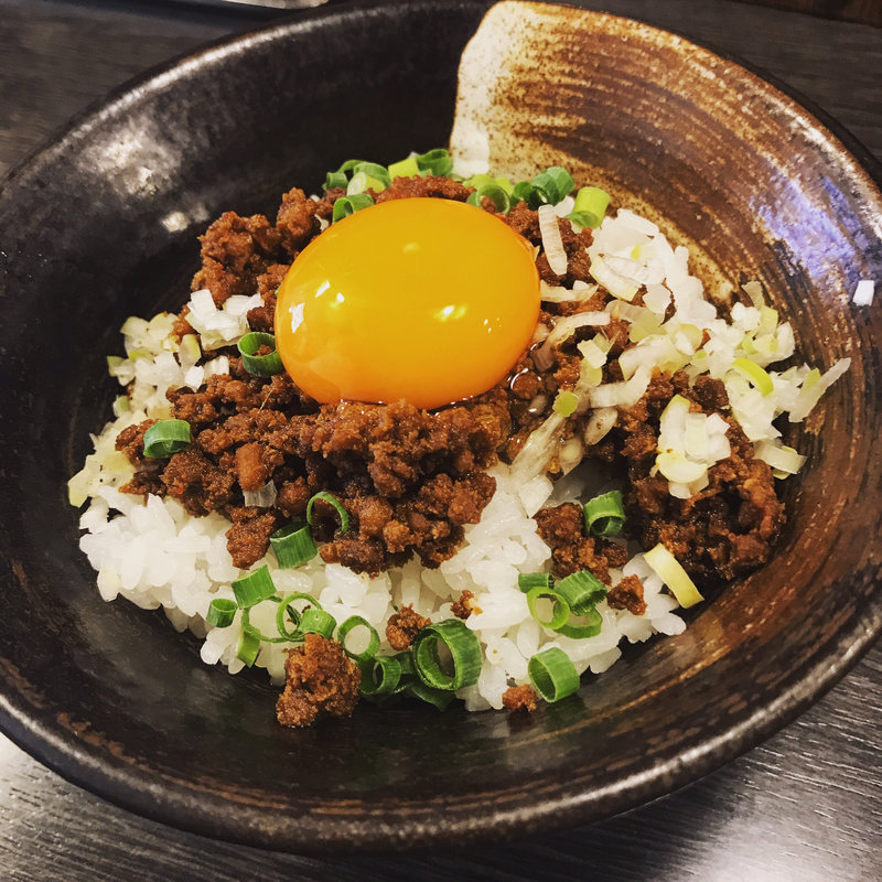 肉味噌卵黄ご飯(香氣 四川麺条)