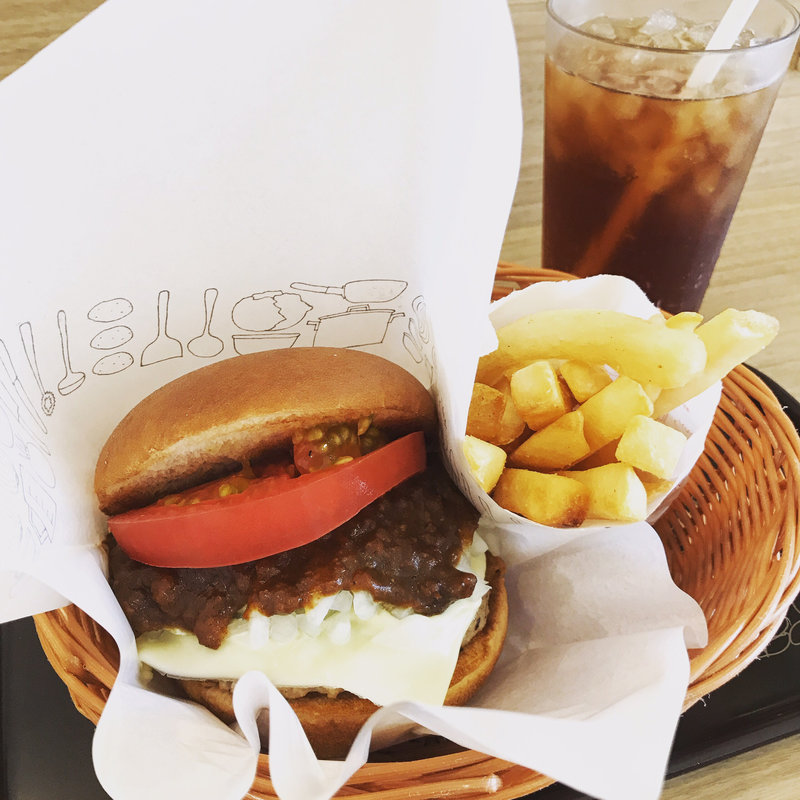 カレーモスチーズバーガーセット(モスバーガー 亀有店 （MOS BURGER）)