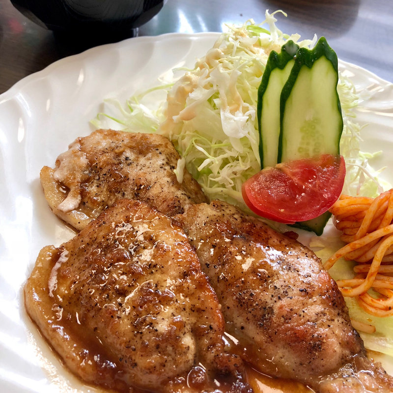 生姜焼き定食(亜芽里館)