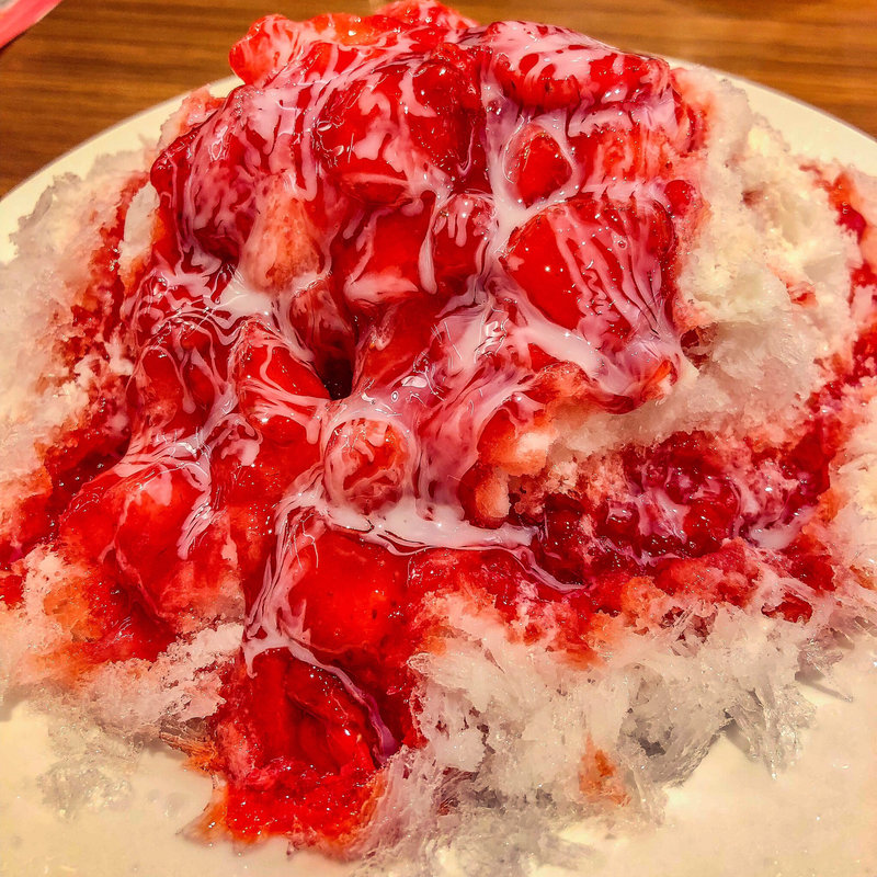 練乳イチゴかき氷(デニーズ 高円寺駅前店 （Denny's）)