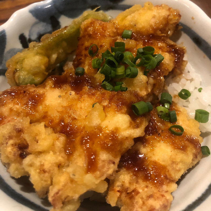 柏天丼(うどん屋てんてこ )