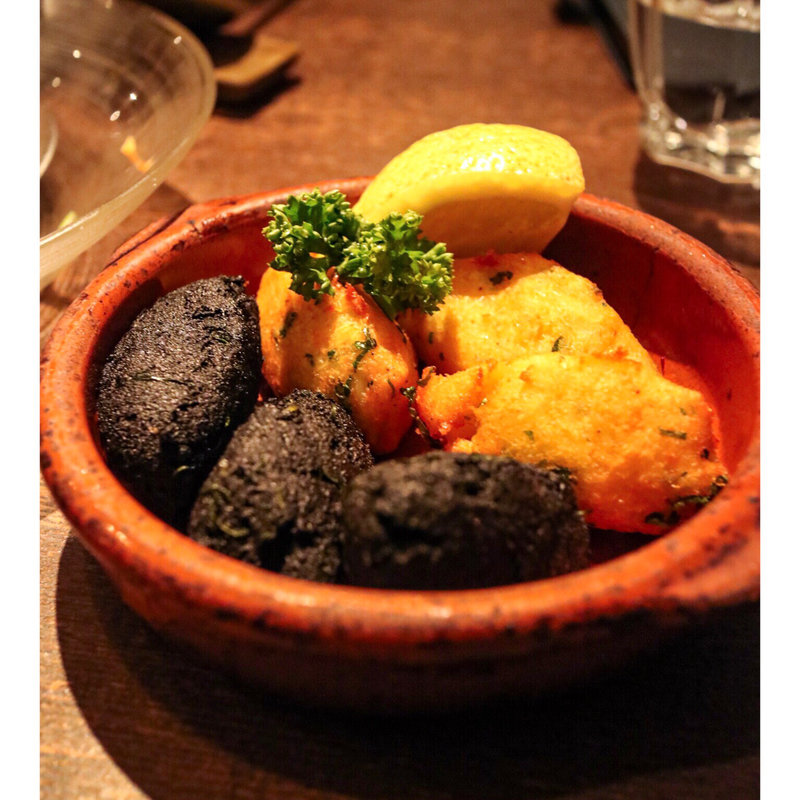 自家製バカリャウのコロッケ(マル・デ・クリスチアノ Mar de Cristiano)