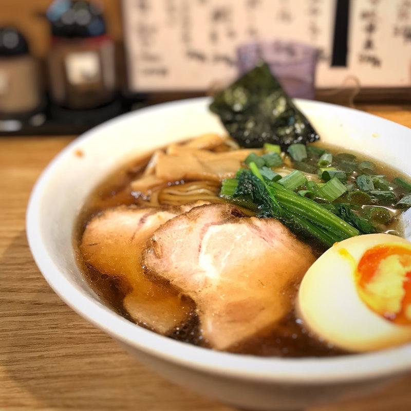 冷やしラーメン（黒）(ラーメン屋 游 )