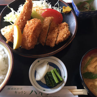 ミックスフライ定食(キッチンハイツ )