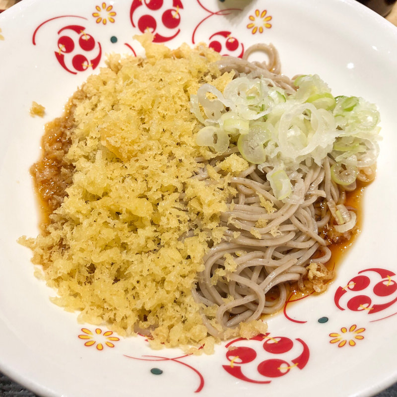 冷やしたぬきそば(いろり庵きらく 南船橋)