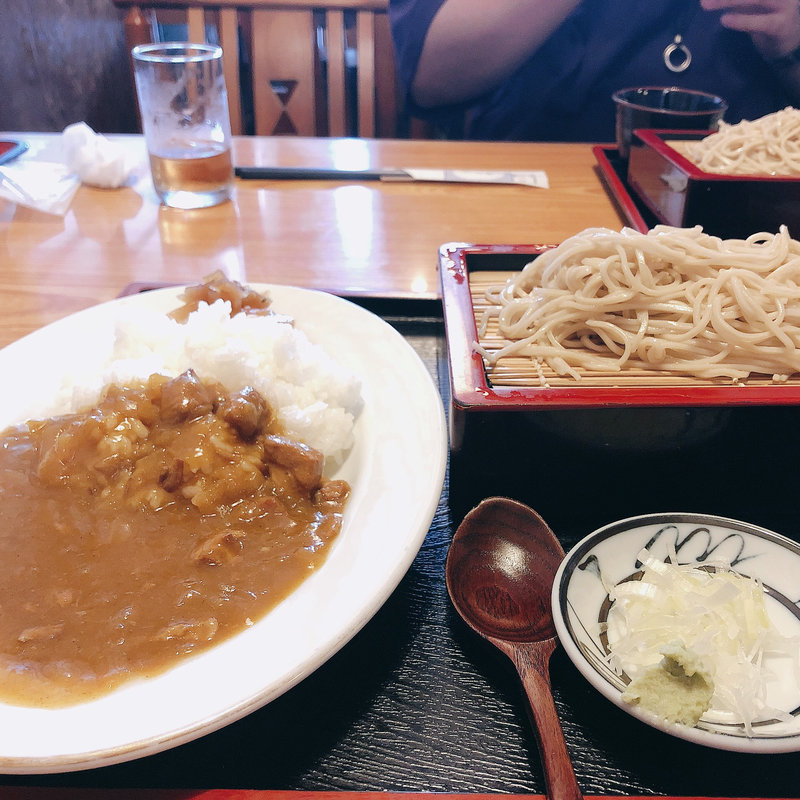 そば カレーライスセット(うえ竹)