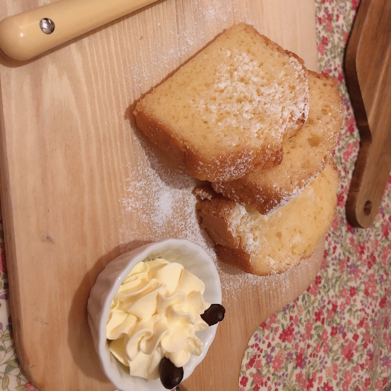 豆乳とはちみつのパウンドケーキ(はちくまカフェ)