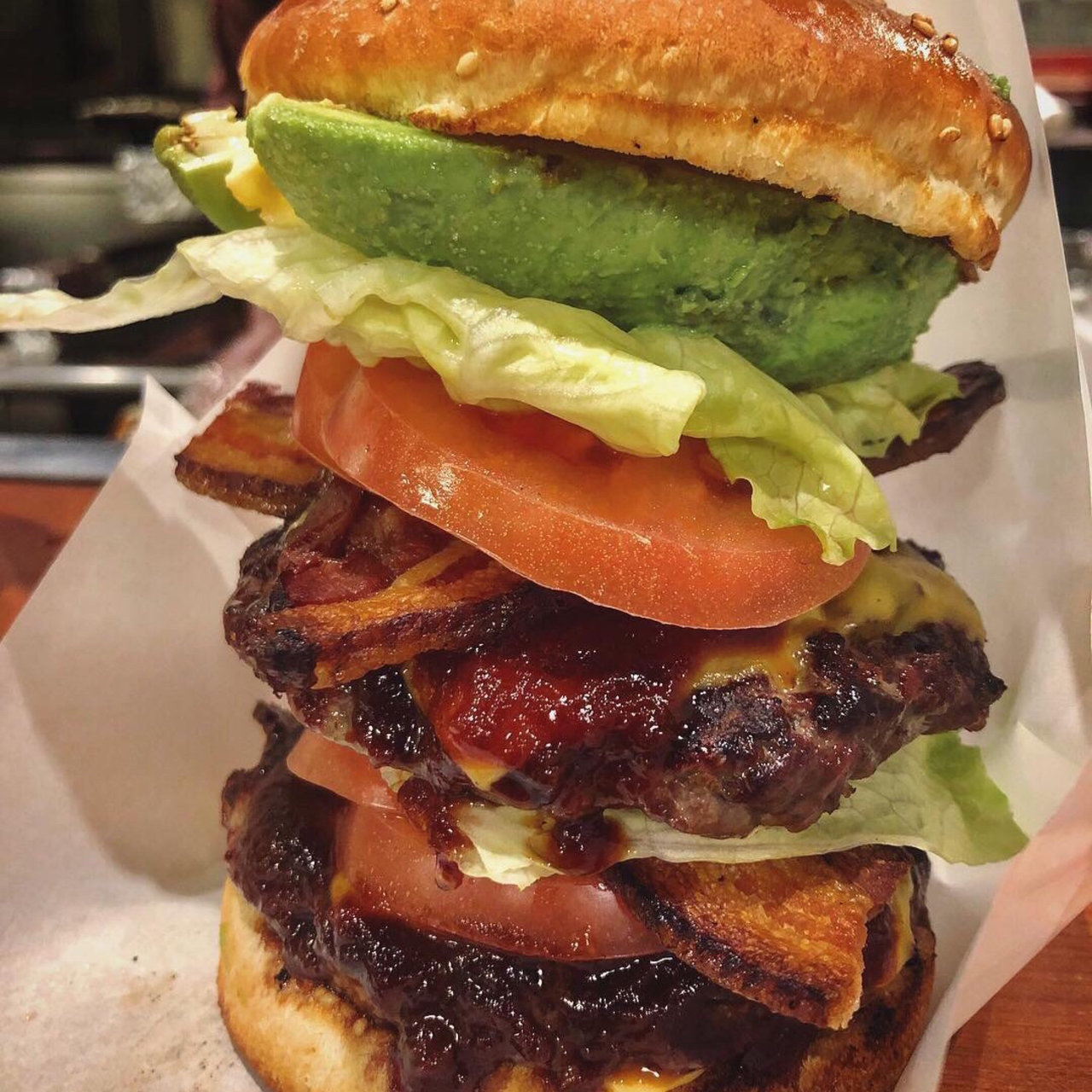 ダブルチーズバーガー(マンチズ バーガー シャック （MUNCH'S BURGER