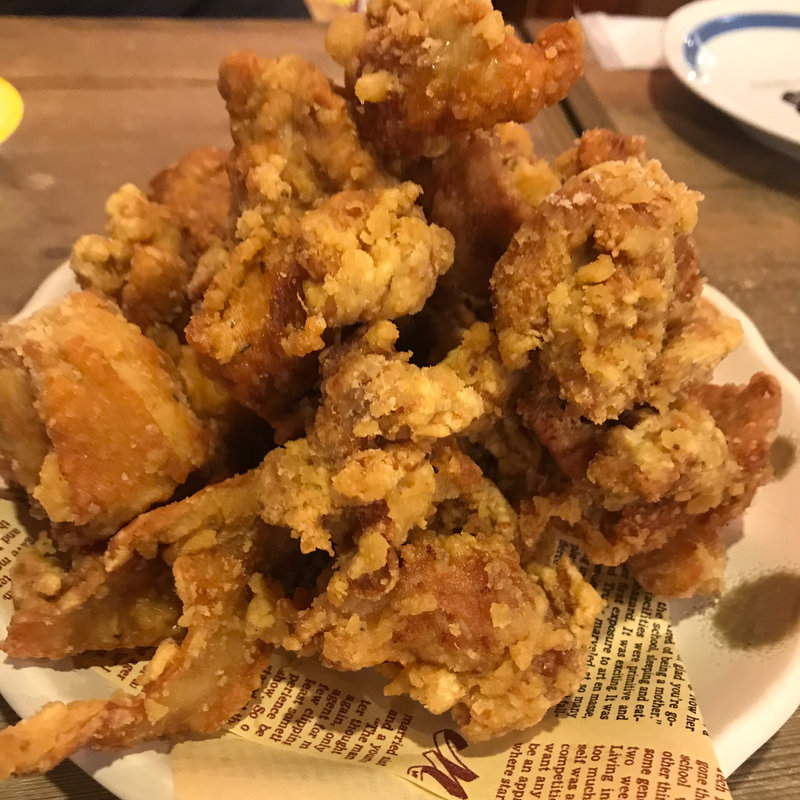 鶏もも肉の唐揚げ(備長扇屋 南松本店  （びんちょうおうぎや）)