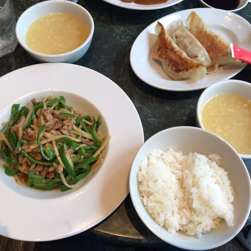 豚肉とピーマンの香り炒め(人人人 東京ビルTOKIA店)