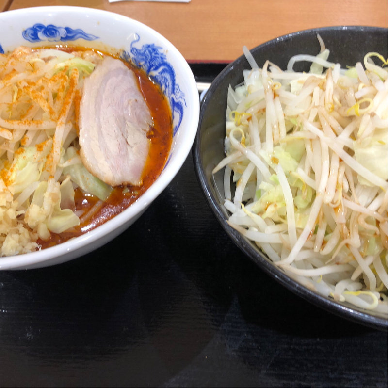 辛ラーメン 野菜ダブル(ジャンクガレッジ)