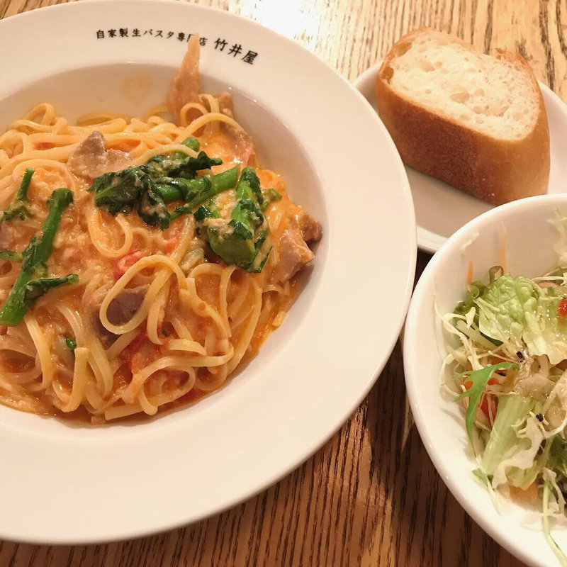 本日のパスタランチ(自家製生パスタ 自家製ソーセージ竹井屋 天満橋店 )