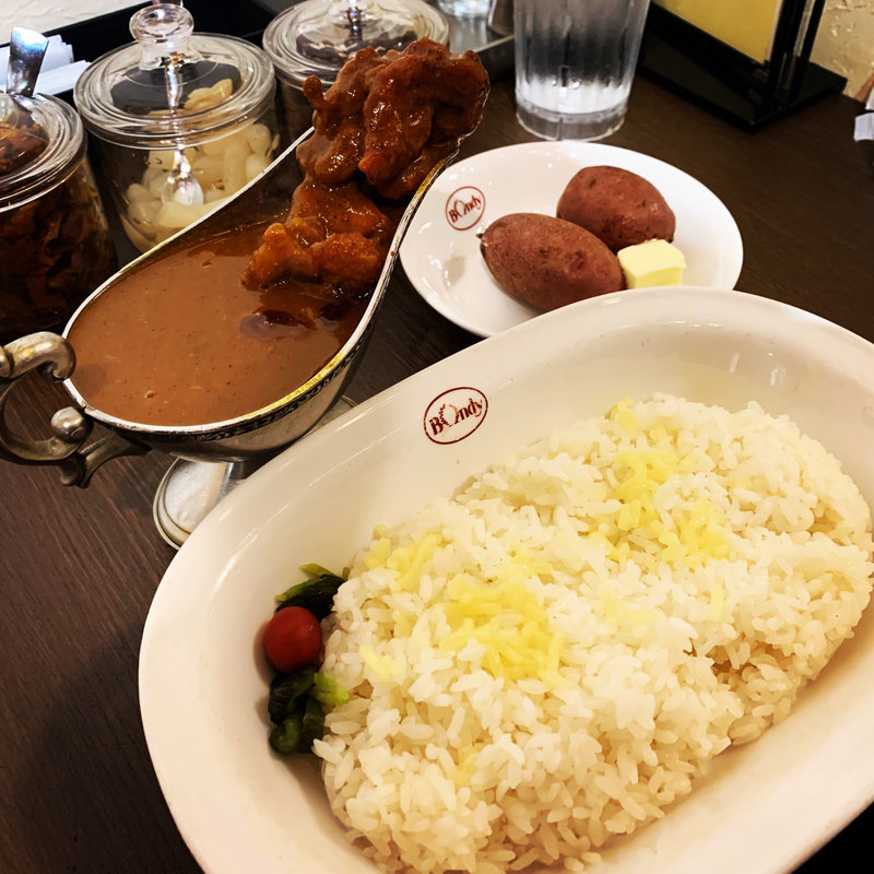 チキンカレー辛口(欧風カレー ボンディ 大手町店)