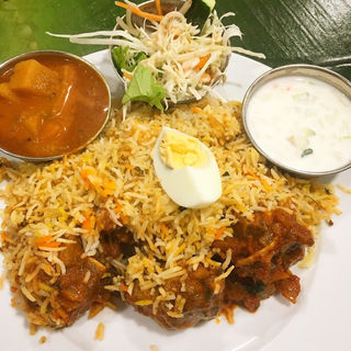 ハイデラバード・マトン・ビリヤニ(Madras Kitchen)