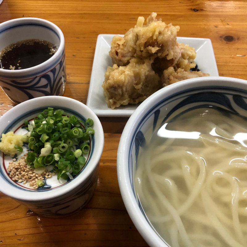 かしわ釜あげうどん(はりや )
