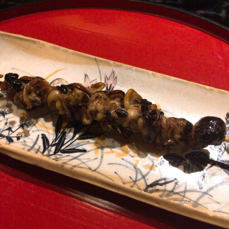 肝串(鰻料理 田舎庵 小倉本店)