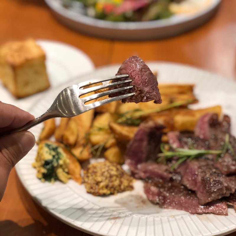 サーロインステーキ(マザームーンカフェ umie店)