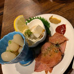 燻製三種盛(魚と燻製と鉄板の店 さんばんや)