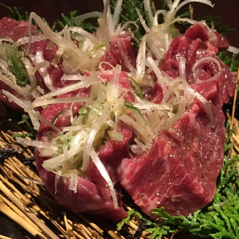 ねぎ塩サンドハラミ(肉匠 牛虎 西中島店)