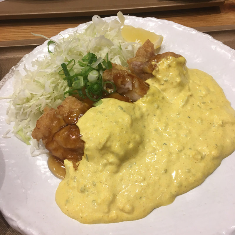  若鶏もも肉のチキン南蛮定食(おむすびのGABA 秋葉原店 )