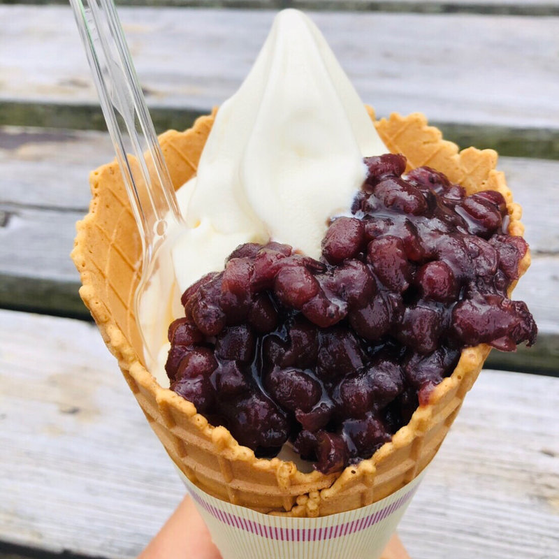 ソフトクリーム(あんこ)(ロッジ花紋 )