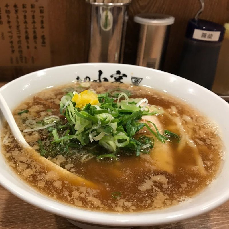 煮干醤油ラーメン(らーめんとカラアゲあの小宮)