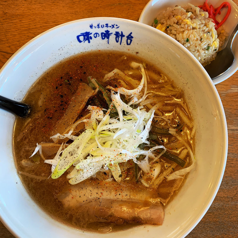 味噌らーめん 半炒飯サービス(味の時計台 相模大野店 )